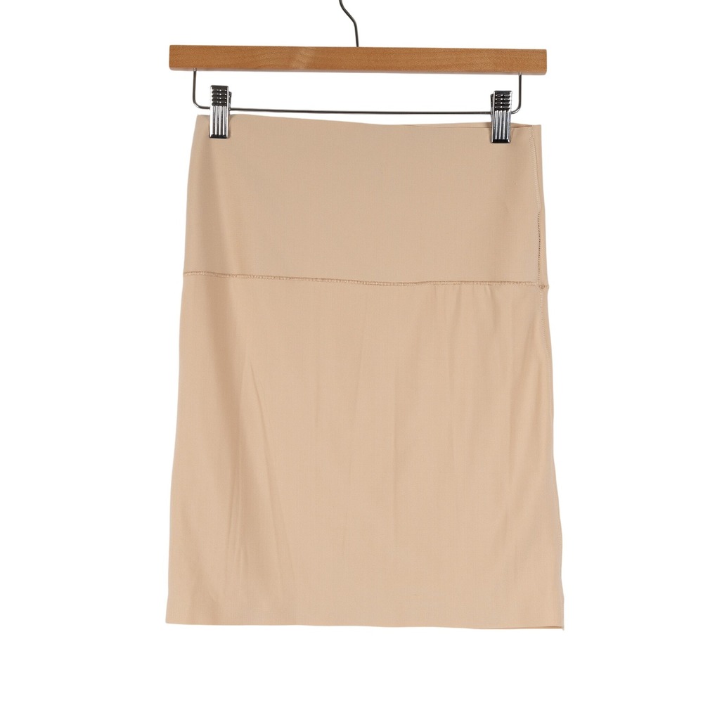 Maidenform Smoothing Skirt Shapewear‎ Beige Women's L/G Seamless Layering